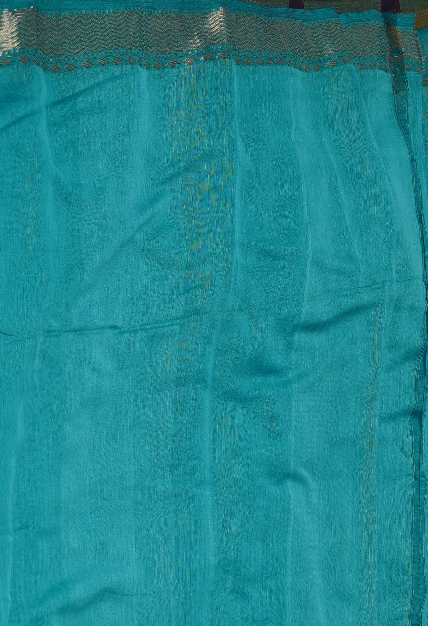 Sky Blue Pure Handloom Dhakai Jamdhani Cotton Silk Saree-UNM70242