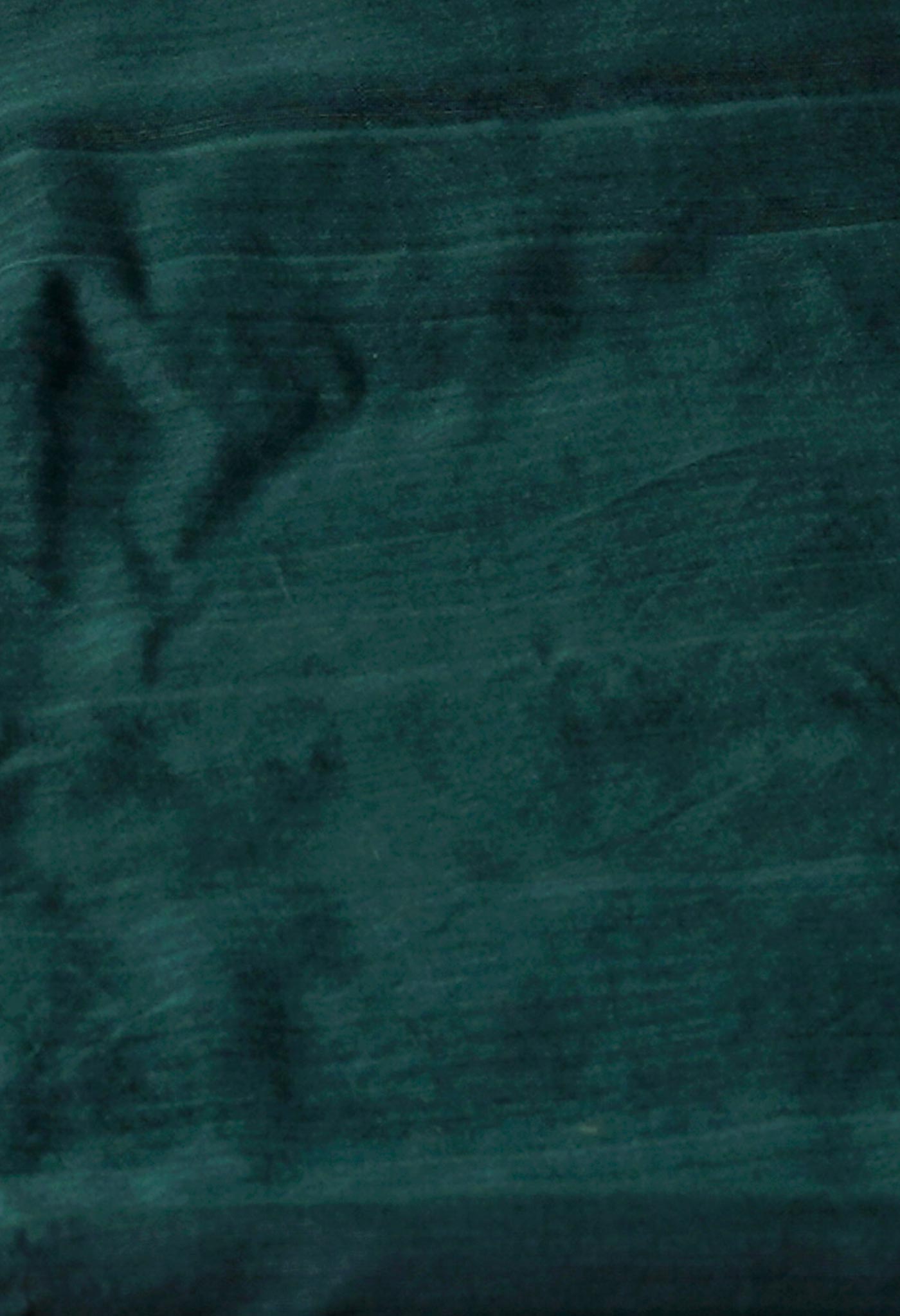 Blue Pure Handloom Dhakai Jamdhani Cotton Silk Saree-UNM70267