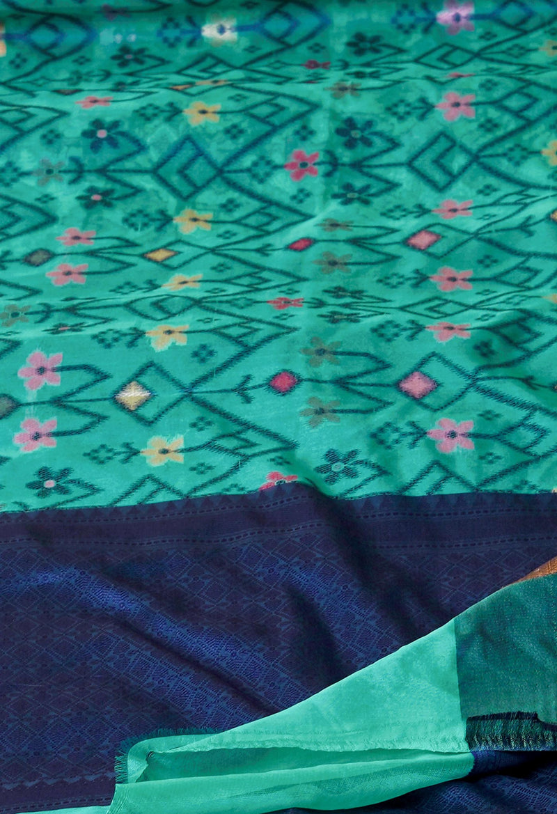 Sea Green  Fancy Banarasi Silk Saree-UNM70317