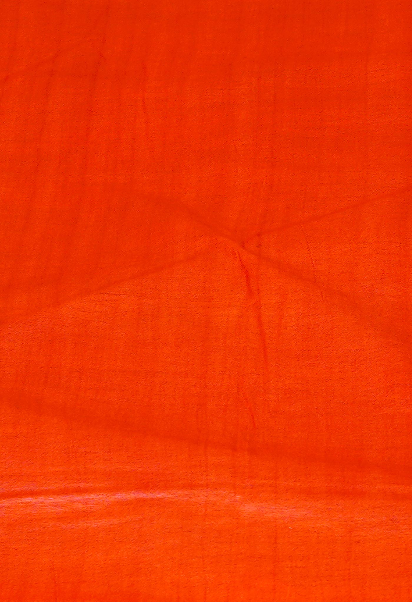 Black-Orange Pure  Batik Chanderi Silk Saree-UNM70445
