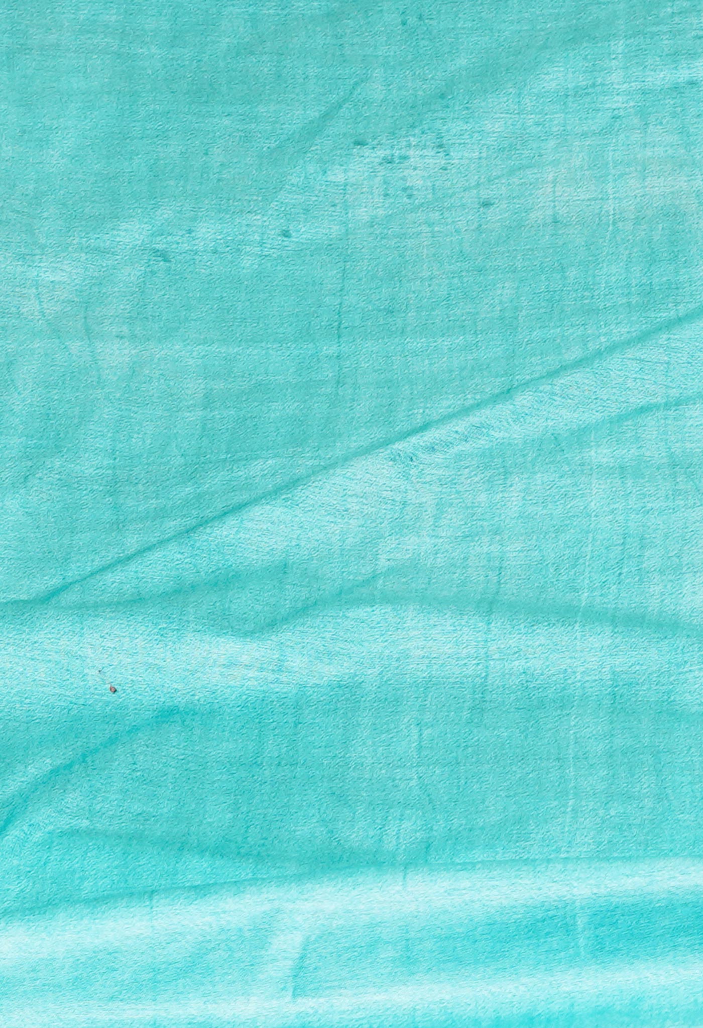 Dark Grey-Sea Green Pure  Batik Chanderi Silk Saree-UNM70470