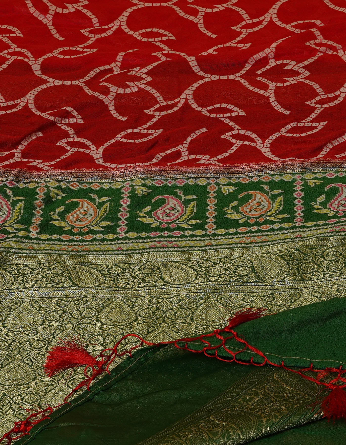 Red  Fancy Banarasi silk Saree-UNM70510