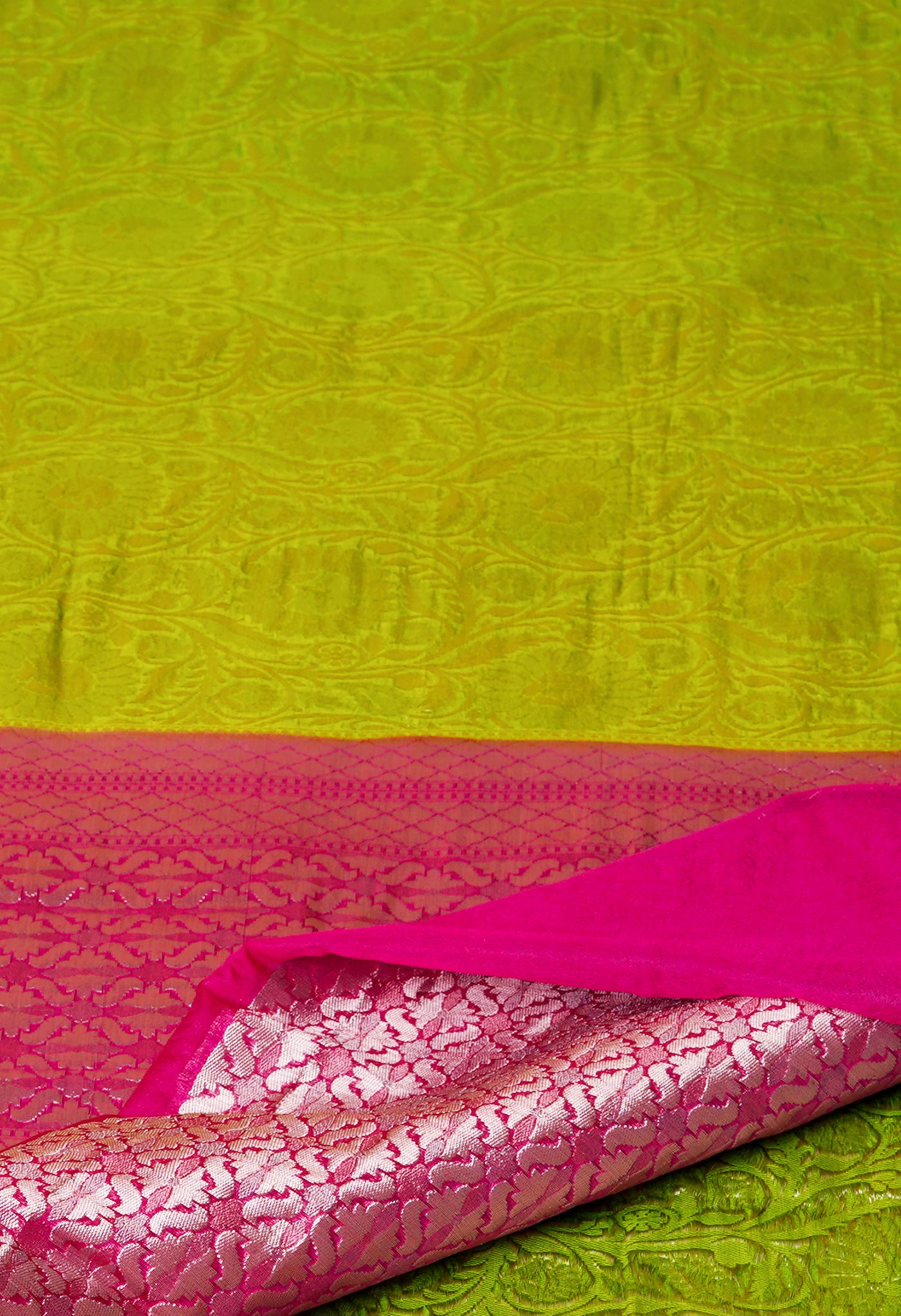Green Fancy Banarasi silk Saree