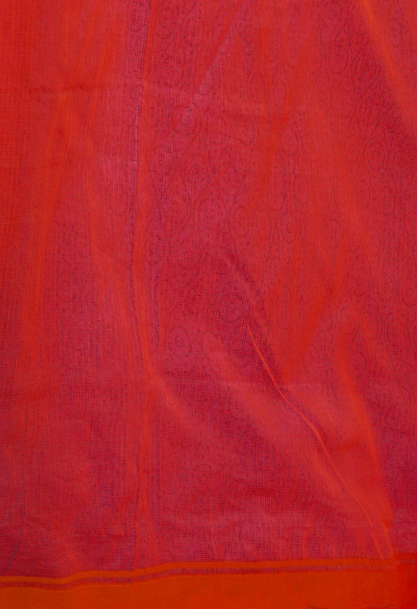 Indigo Purple Pure  Block Printed Kota  cotton Saree-UNM70534