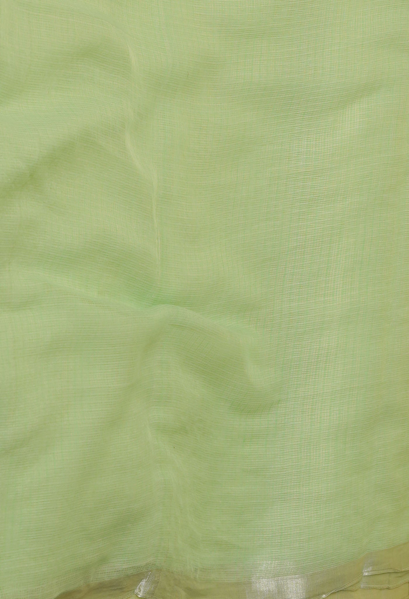 Light Green Pure  Plain Kota Cotton Saree-UNM70620