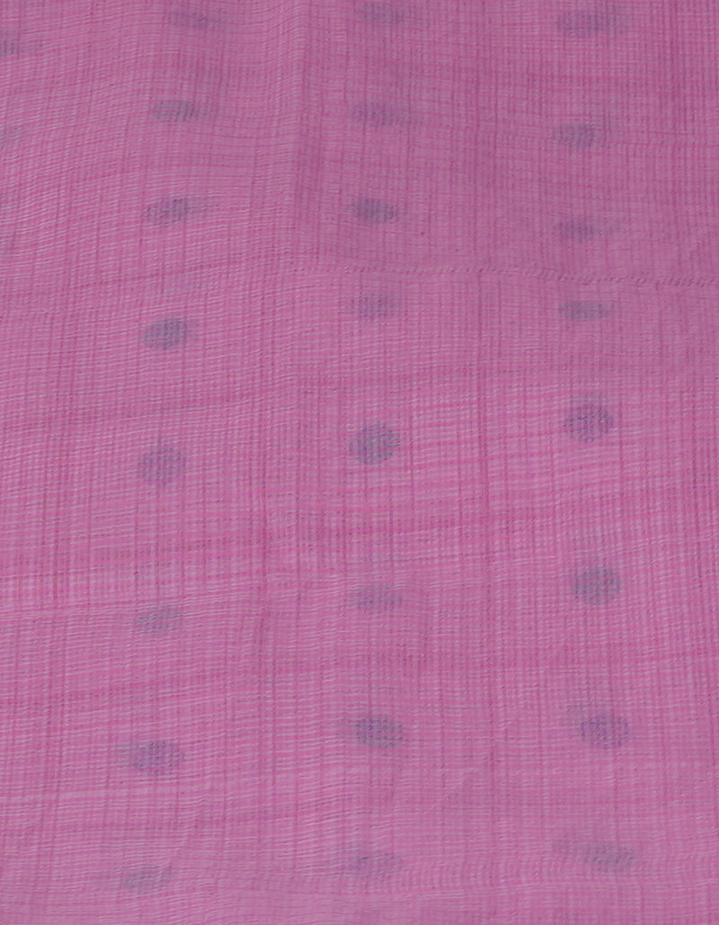 Pink Pure  Block Printed Kota Cotton Saree-UNM70720