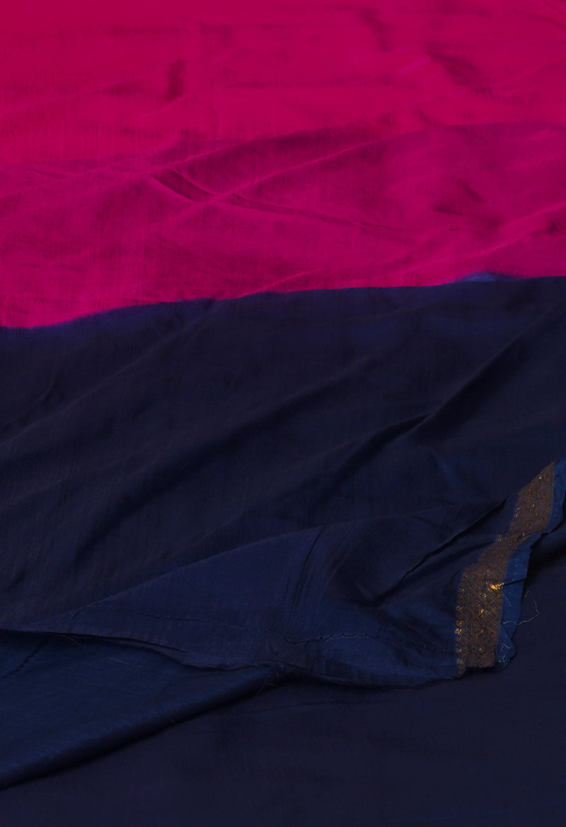 Pink Mangalagiri Silk Saree-UNM70897