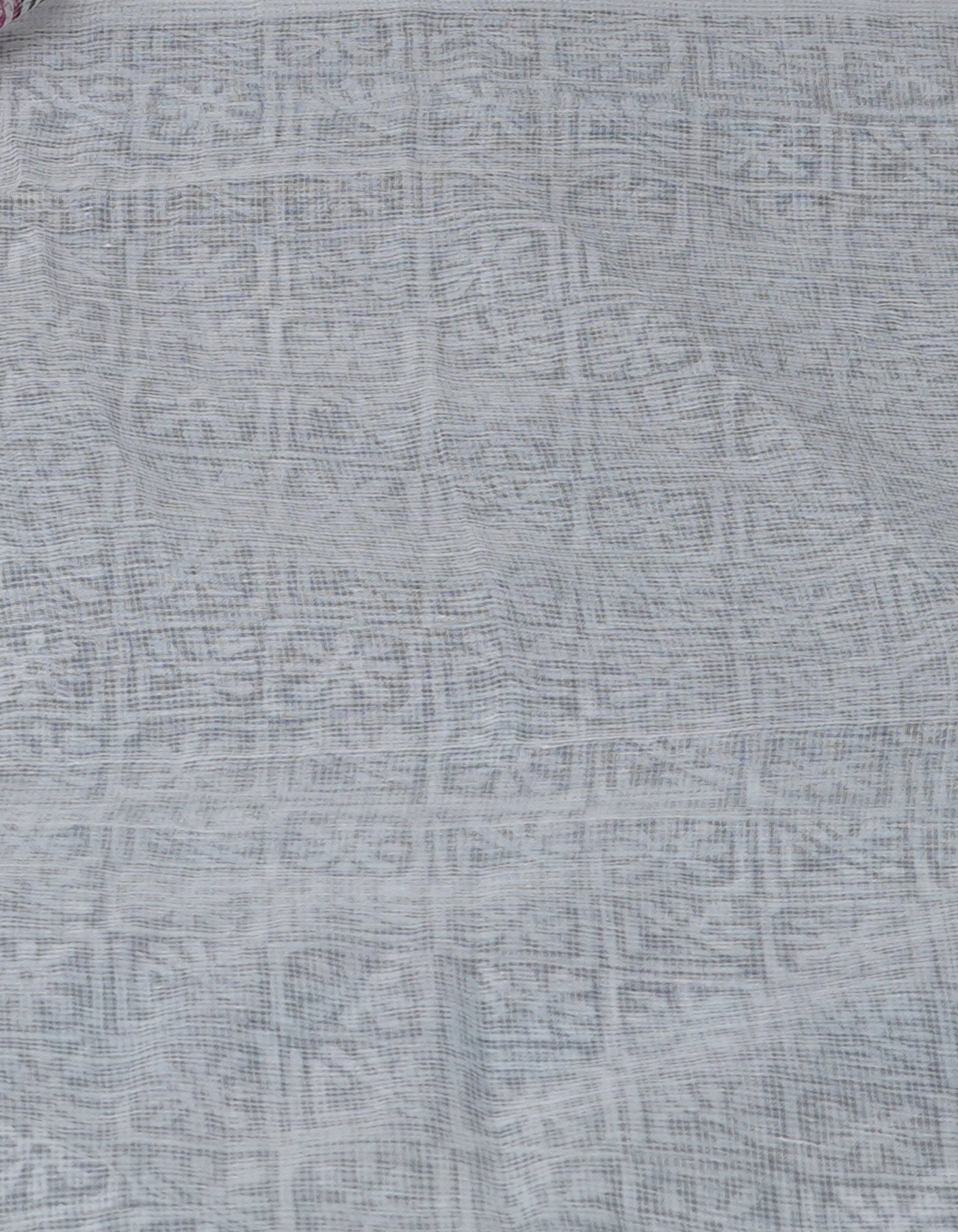 Grey Block Printed Kota Saree-UNM709121