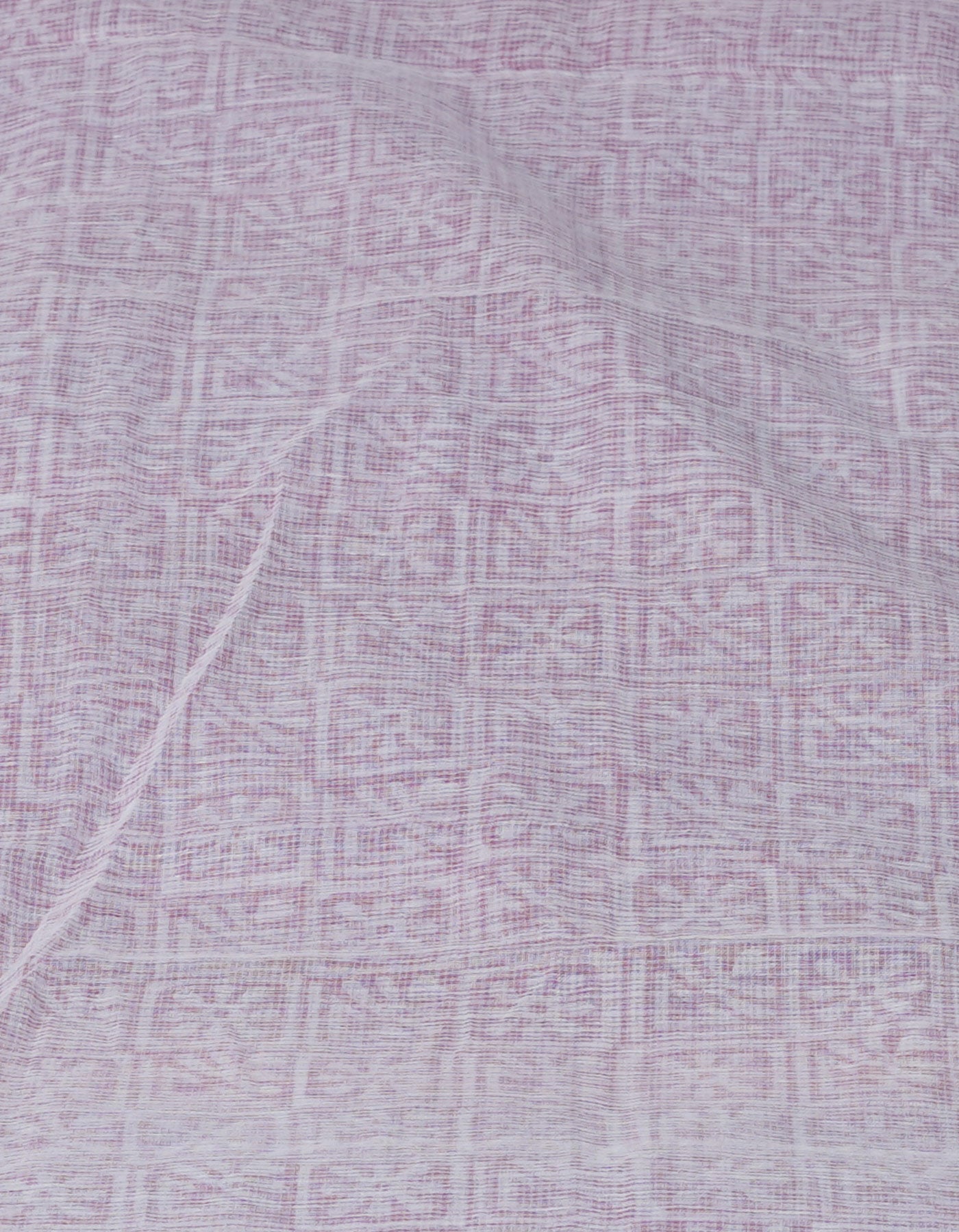 Pink Block Printed Kota Saree-UNM70940