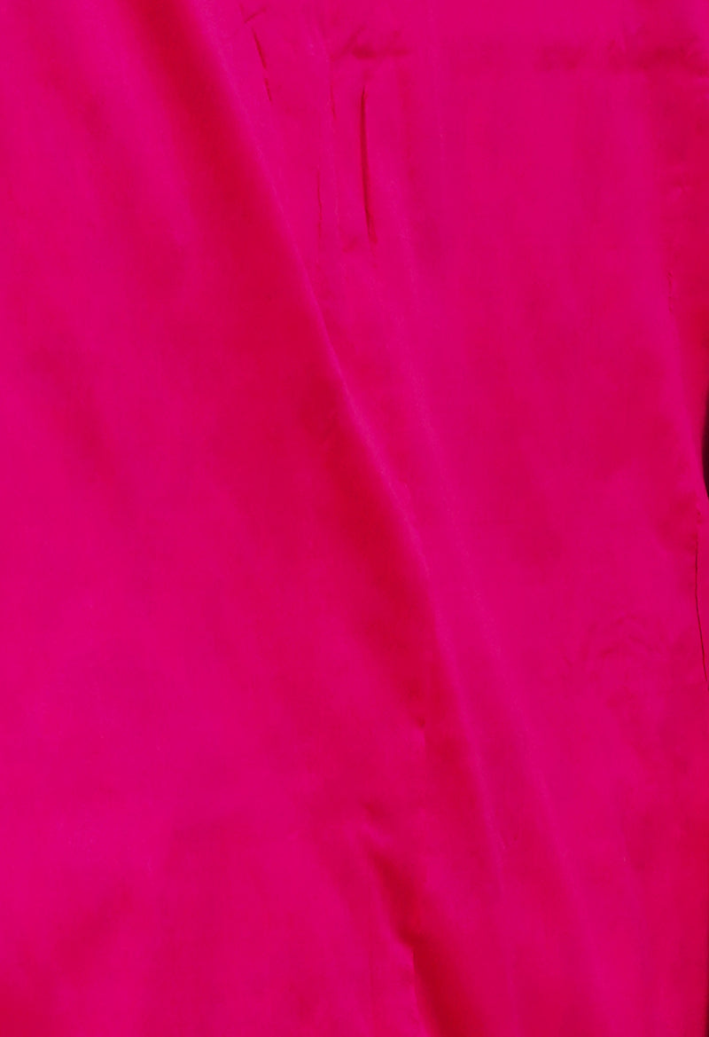 Pink Banarasi Silk Saree-UNM71383
