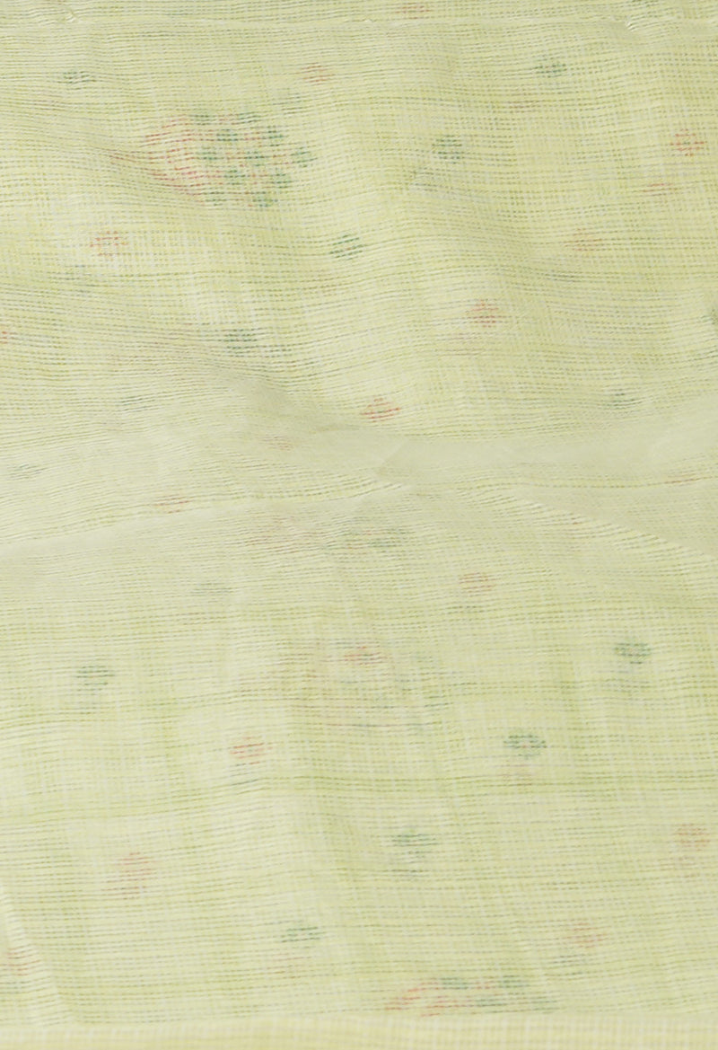 Green Pure Patola Printed Kota Cotton Saree-UNM71509