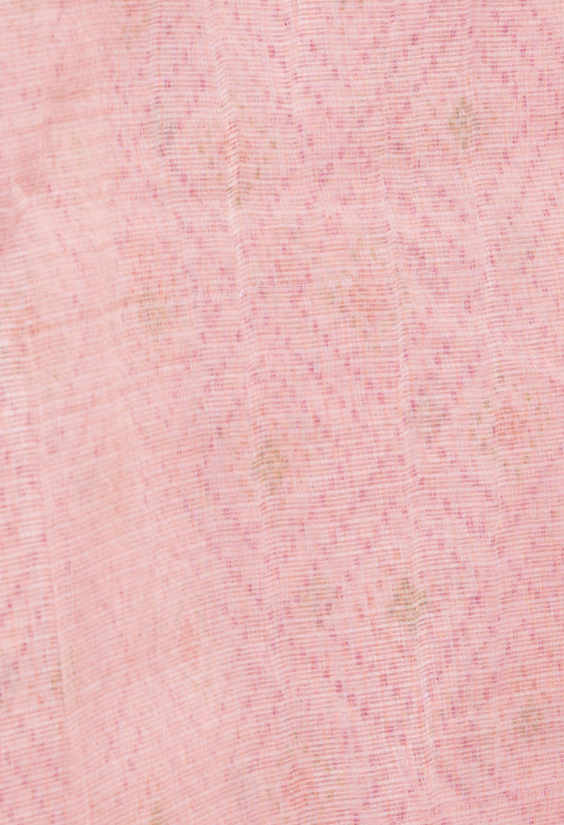 Peach Pink Pure Patola Printed Kota Cotton Saree-UNM71511