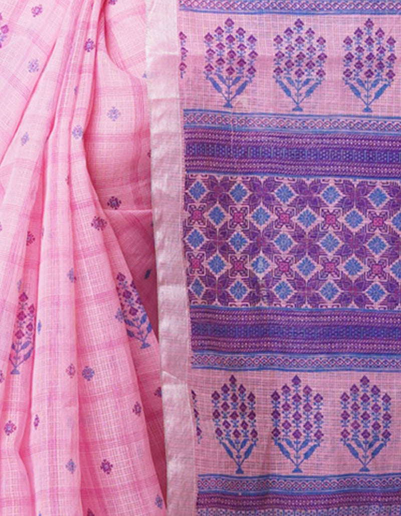 Pink Pure Patola Printed Kota Cotton Saree-UNM71517