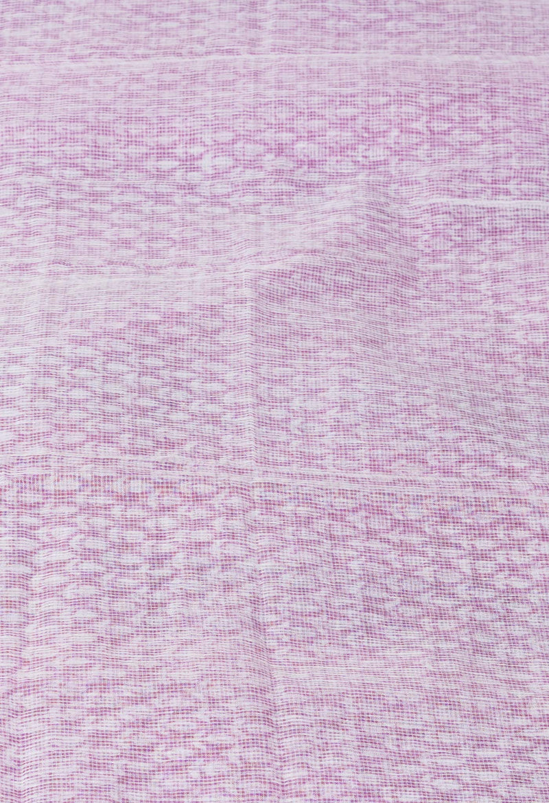 Pink Pure Block Printed Kota Cotton Saree-UNM71559