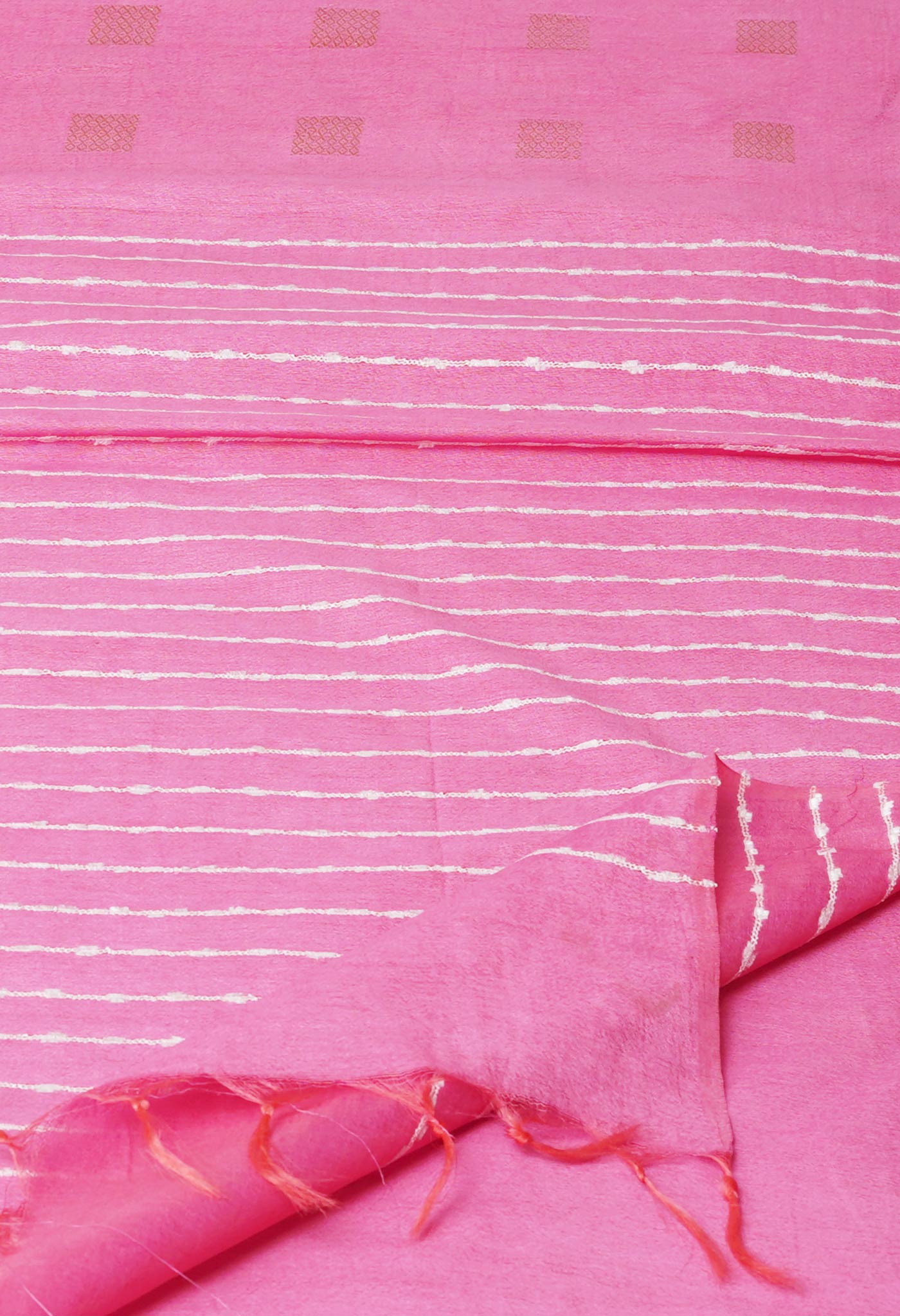 Pink  Chanderi Sico Saree-UNM71636