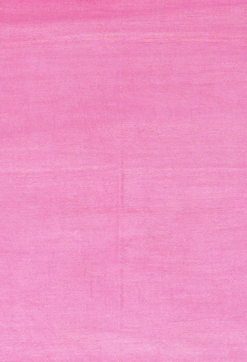 Pink  Chanderi Sico Saree-UNM71636