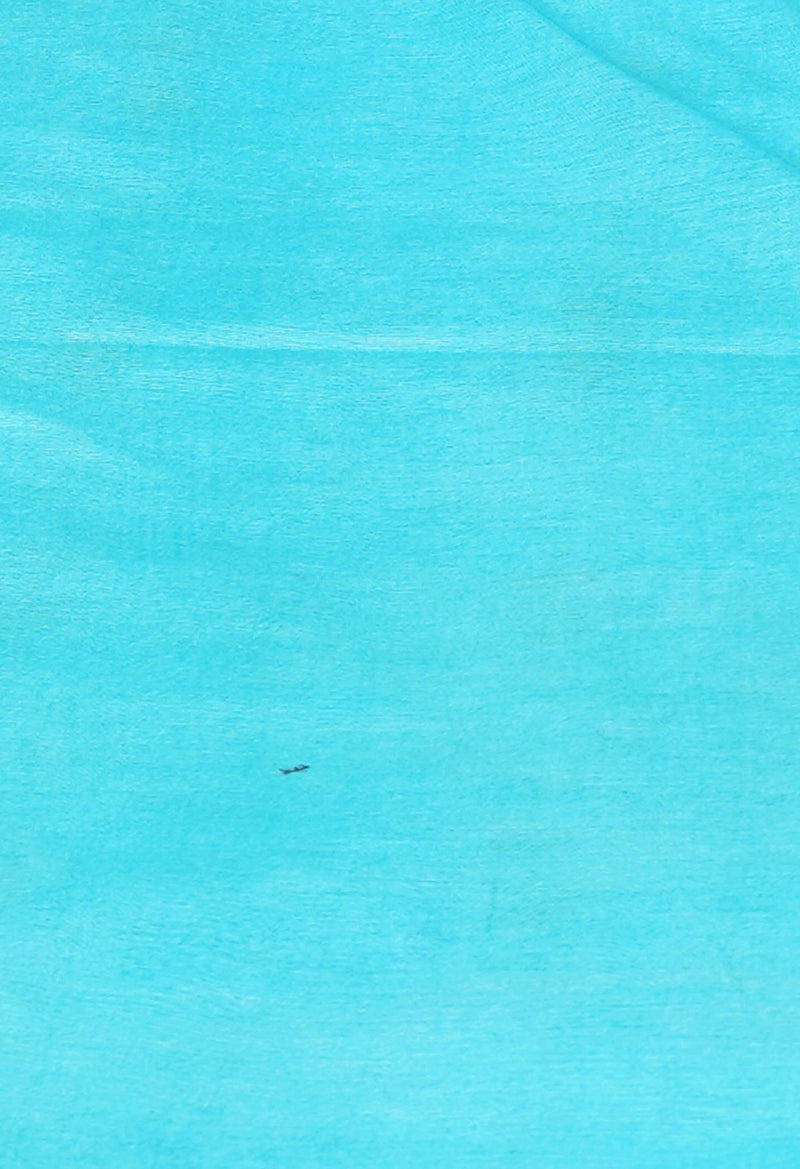 Sky Blue  Chanderi Sico Saree-UNM71642