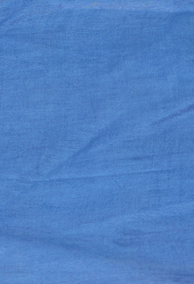 Blue  Chanderi Sico Saree-UNM71645