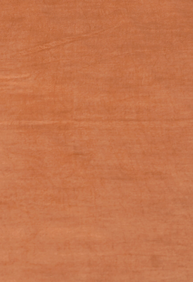 Chocolate Brown  Chanderi Sico Saree-UNM71648