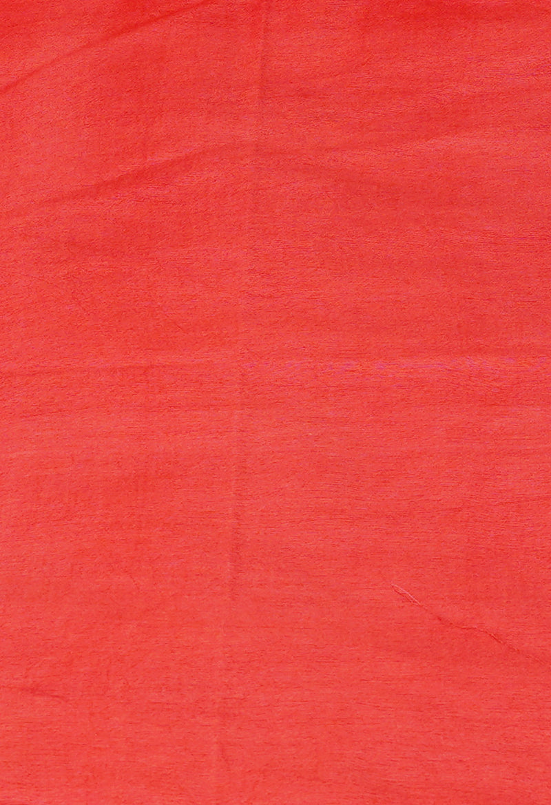 Red Chanderi Sico Saree-UNM71651