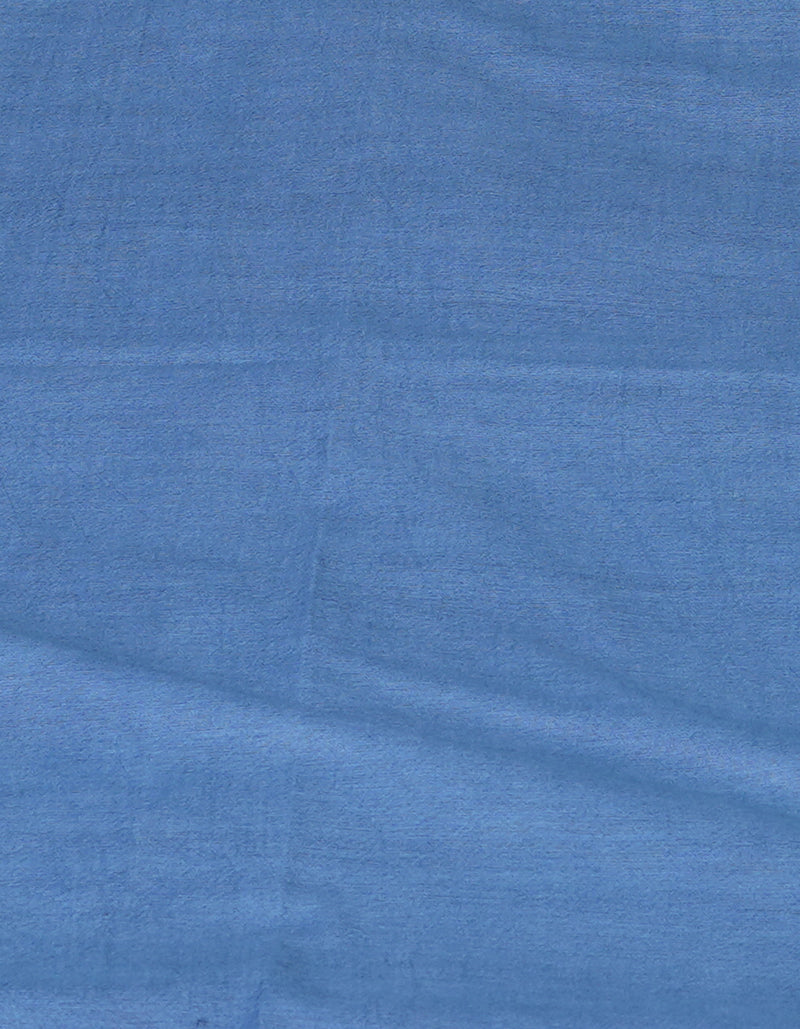 Blue  Chanderi Sico Saree-UNM71663