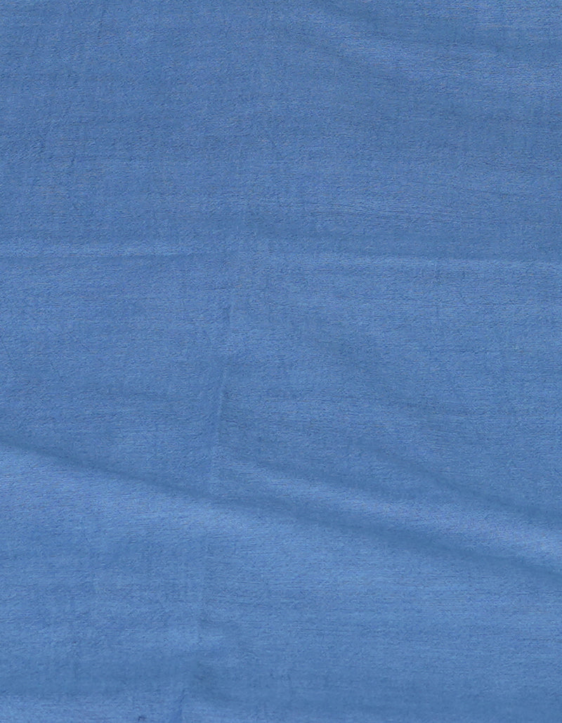 Blue  Chanderi Sico Saree-UNM71663