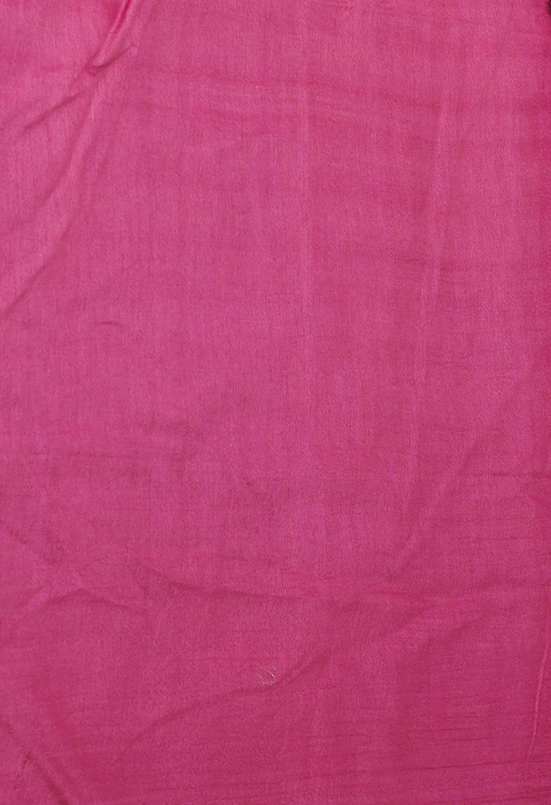 Dark Pink  Chanderi Sico Saree-UNM71665