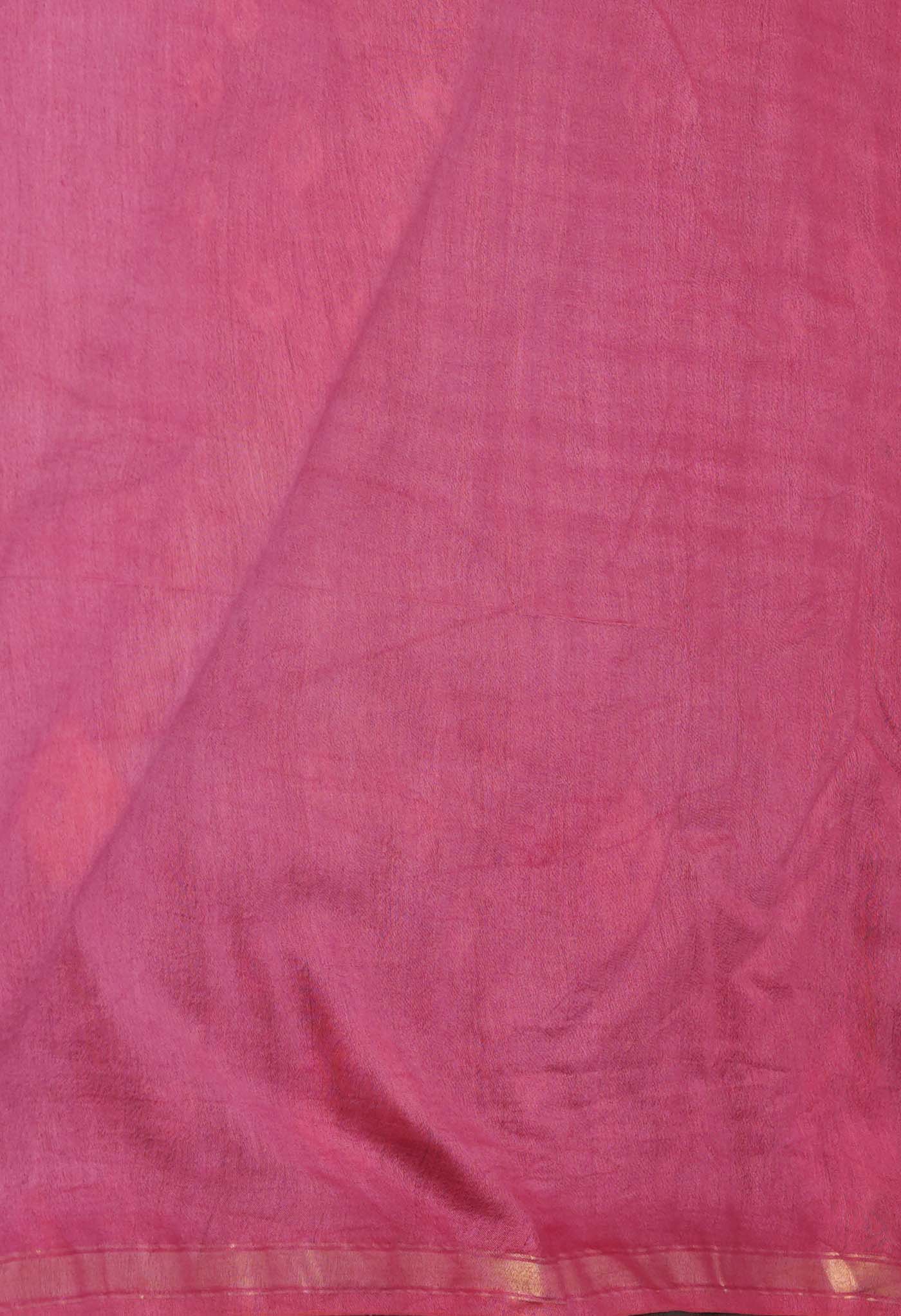 Dark Green  Batik Printed Chanderi Sico Saree-UNM71678