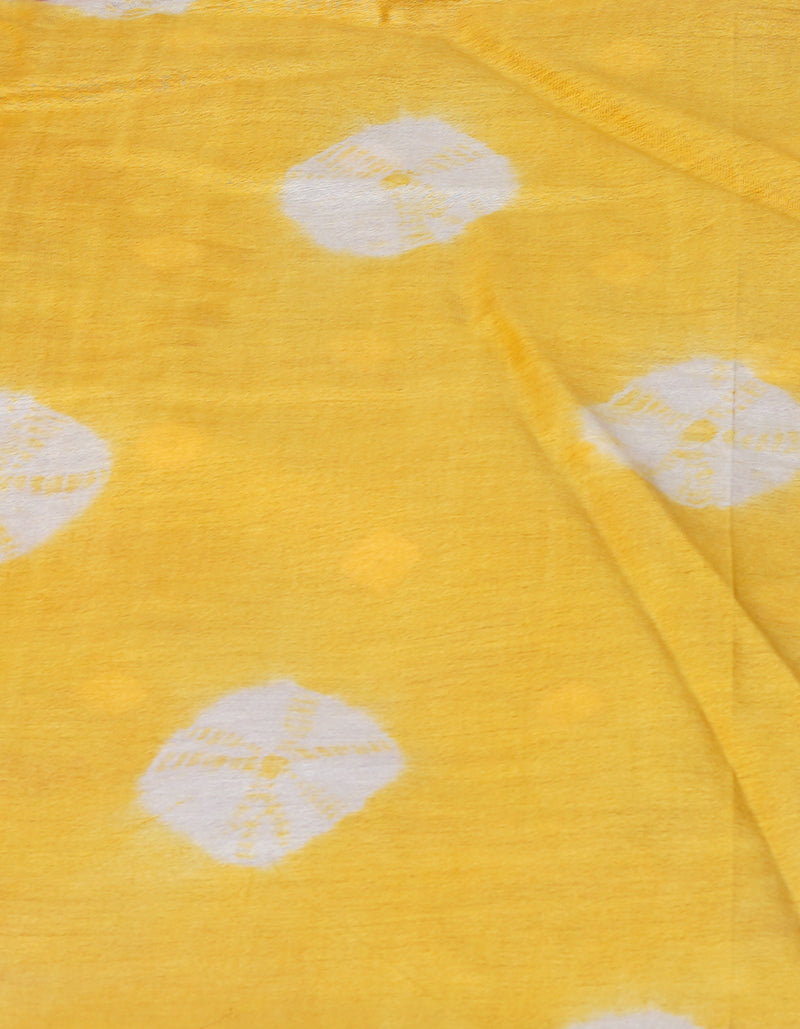 Maroon  Batik Printed Chanderi Sico Saree-UNM71707