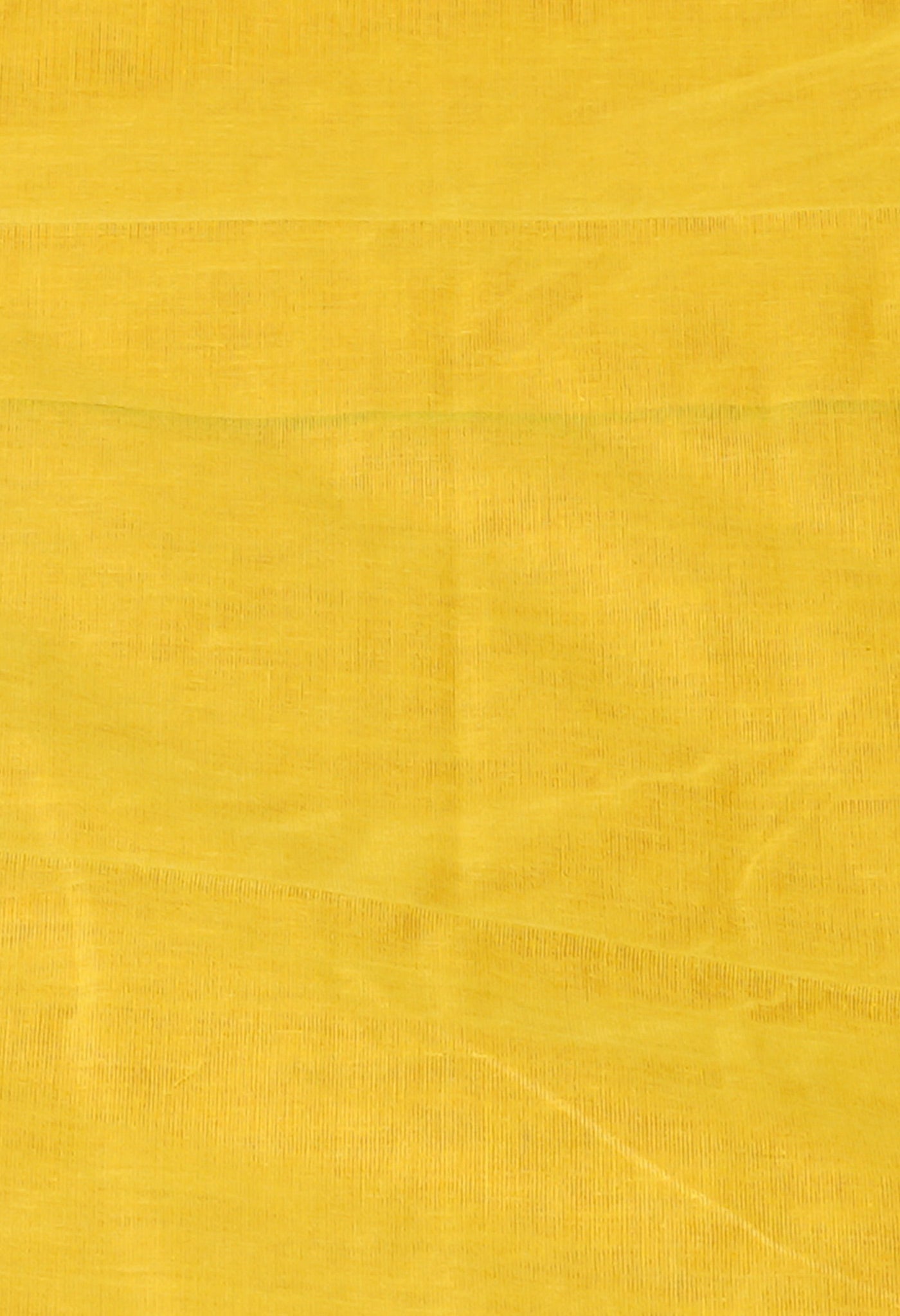 Mustard Yellow Pure Pavani Handcrafted Kanchi Cotton Saree